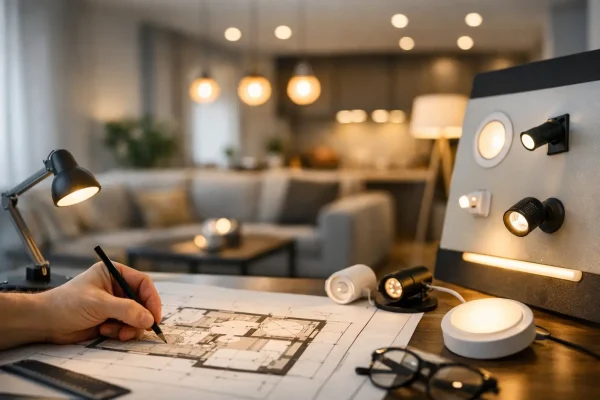 Lichtplan maken voor nieuw interieur