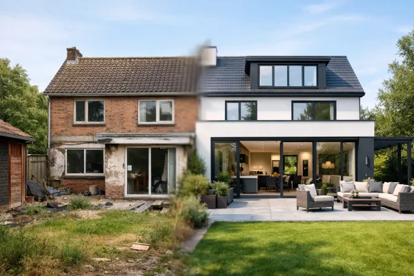 Voorbeeld van complete woningtransformatie