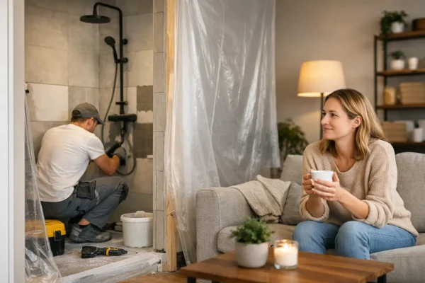 Badkamer vernieuwen in bewoonde woning zonder chaos