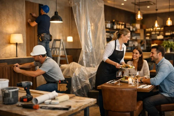 Horeca renovatie zonder onnodige stilstand