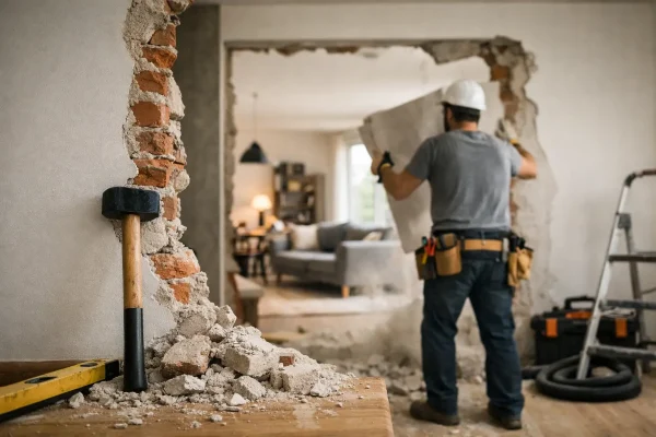 Wat kost een binnenmuur verplaatsen in huis?